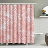 Beach Shower Curtain Beach Sunsets Blue Tones Waterproof Fabric Bath Mat Room Decor Custom Size Printing