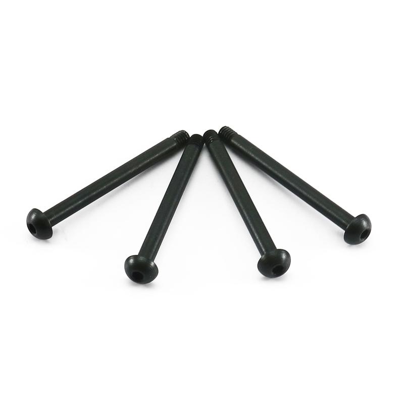RCAWD 4PCS/SET HINGE PIN FRONT UPPER Suspension Arm M4X46MM for Arrma 1/7 1/8 Series Cars Hopups Upgrade Parts