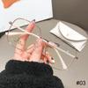 Fashion Large Frame Anti Blue Light Glasses Metal Frame Glasses Lightweight Comfortable Transparent Glasses For Women Men