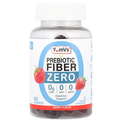 Noll prebiotiska fibergummies, Bär, 60 gummies