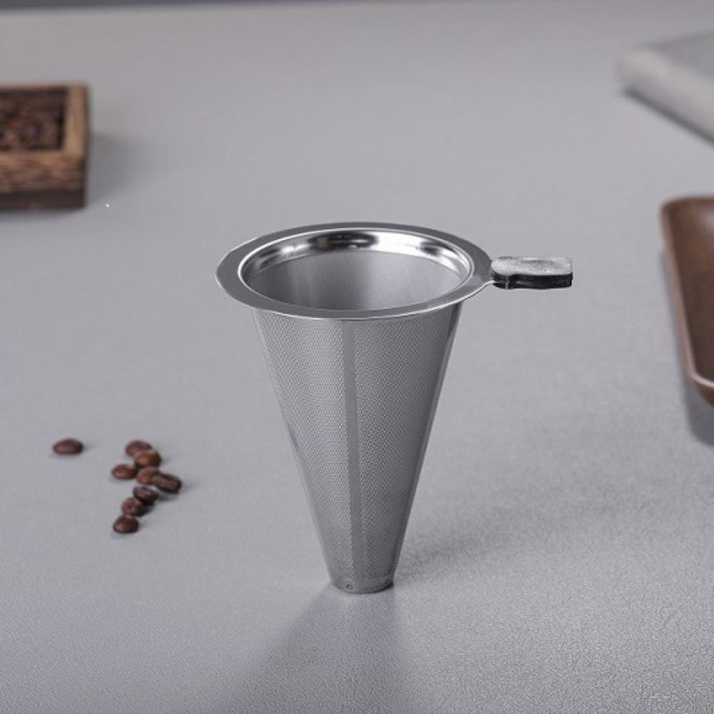 High Temperature Resistant Glass Hand Brewed Coffee Pot Capacity 400-800 Ml Filter Double Layer Design