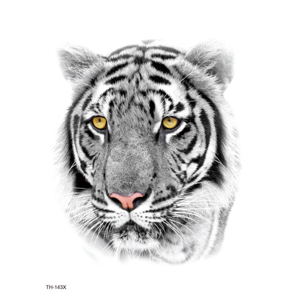 Water Transfer Decals Tiger Lion Wolf Tattoo Stickers Animal Body Art Tattoo  Finger Hand Legs