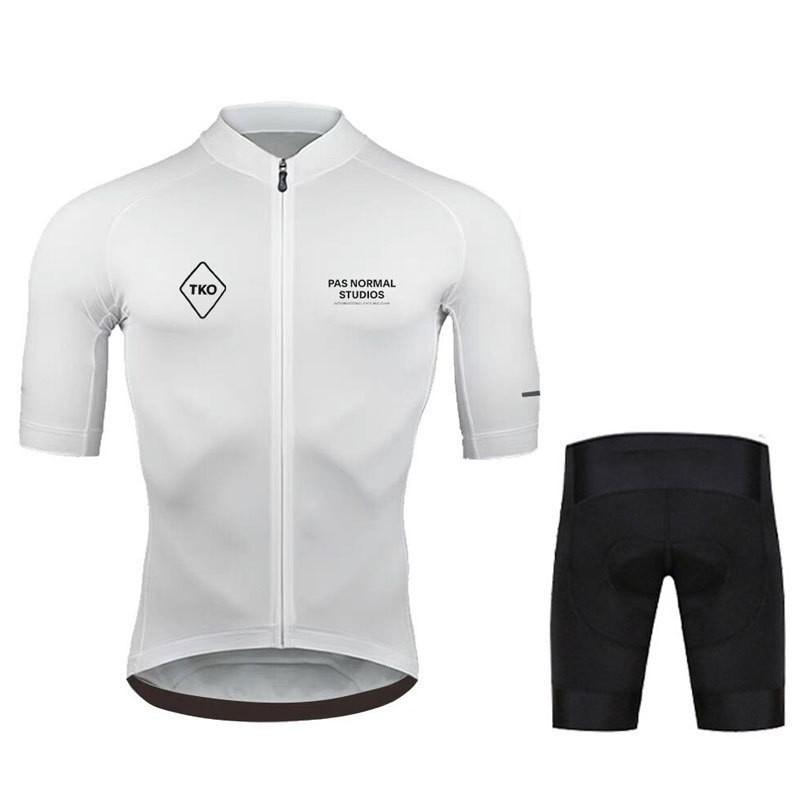 Mens Short Sleeve Cycling Jersey Set Team Edition Road Bikes Breathable