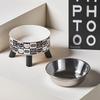 Non-Slip Stainless Steel Pet Bowl - High-Footed Design for Cat & Dog Neck Protection