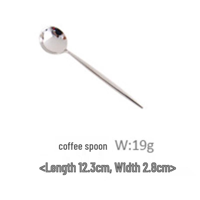 Набор кофейных ложек ZISIZ в португальском стиле из нержавеющей стали 304
