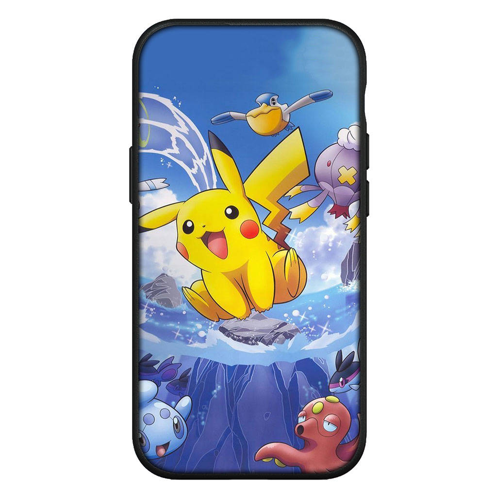 Cover for iPhone 16 15 Xiaomi Redmi Note 14 13 12 11 Pro Max X 8 16e Samsung Galaxy S25 S24 S23 Moto OPPO Huawei Pokemon Go Pikachu Cartoon Phone Case