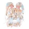 Macaron-colored Christmas Elf Couple Plush Ornament