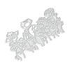 Plant Man Eating Flower Framework Metal Silvery Stencil Embossing Cutting Dies For Diy Scrapbooking Paper Album Cards Making