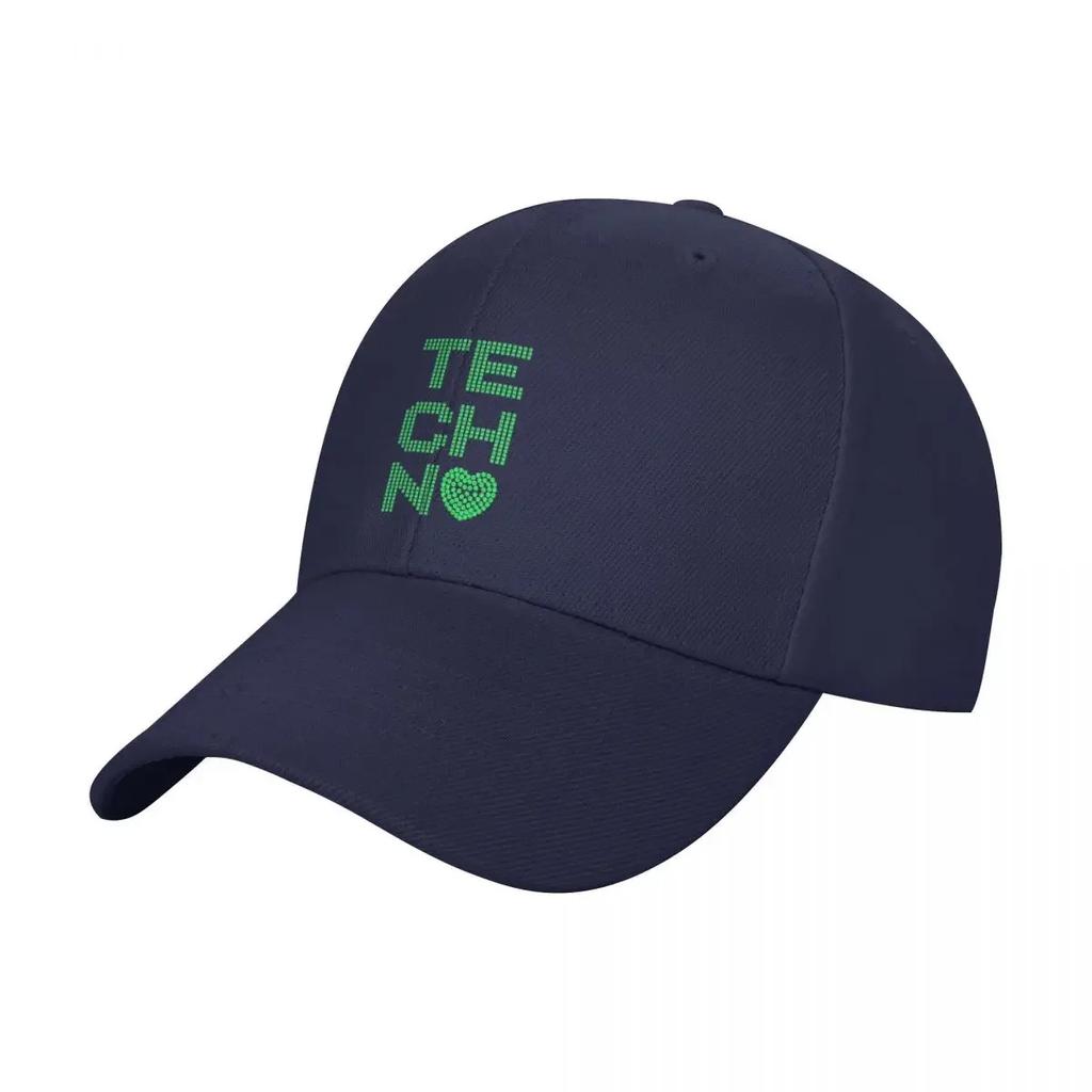 Techno Music Love Baseball Cap Hat Unisex Hats for Unisex Luxury Unisex Cap Beach Hat Unisexs Luxury Womens