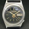 VINTAGE CITIZEN AUTOMATIC 8200 JAPAN MENS BLACK COLOR DIAL WATCH A702148-5 R208-a702148