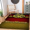 Borussia Dortmund Personalized Name Floor Rug Office Rug Perfect for Hallway Dining Room Dormitory Playrooms Antislip Carpet Decorate Offices