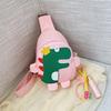 1PC Children's Bag Cute Fashion Men and Women Children Foreign Style Princess Mini Dinosaur Cartoon Shoulder Baby Crossbody Breast Bag