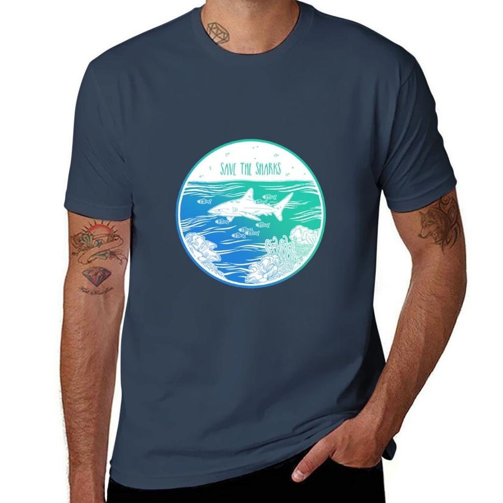 Save The Sharks Tshirt Christmas Theme Tee Top