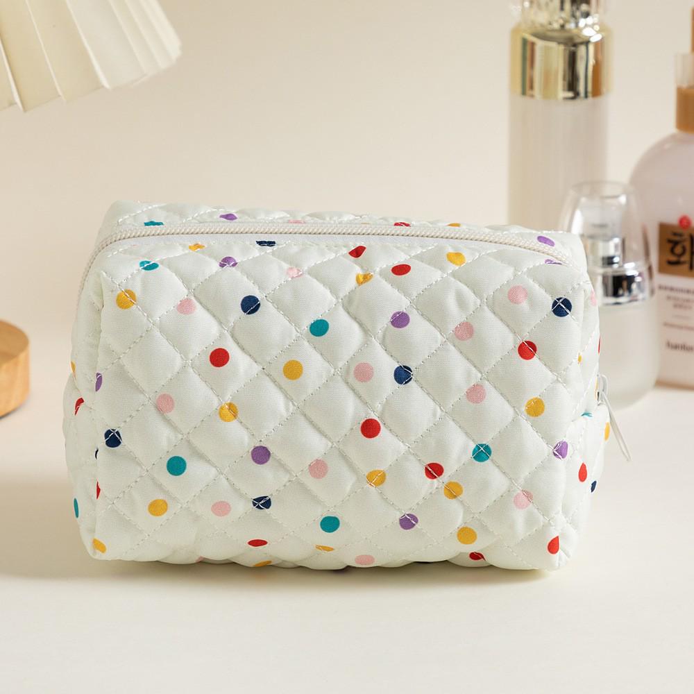 Damen Kosmetiktasche mit Blumenmuster | Lippenstift-, Kabel- und Geldbörsen-Organizer