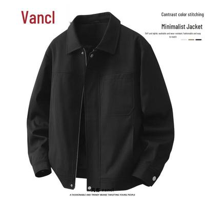 VANCL Men's Retro Lapel Casual Jacket