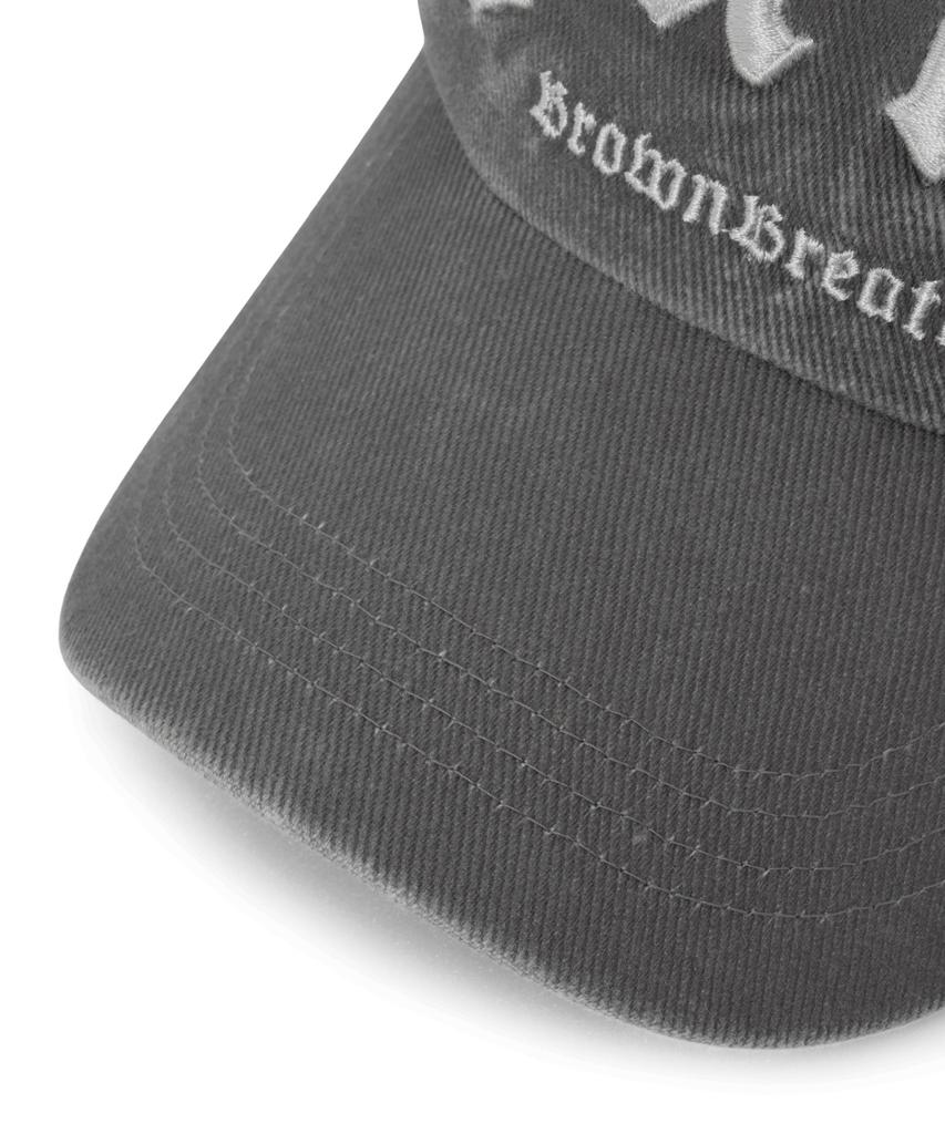 BROWNBREATH Pigment Washing Cap - Gray