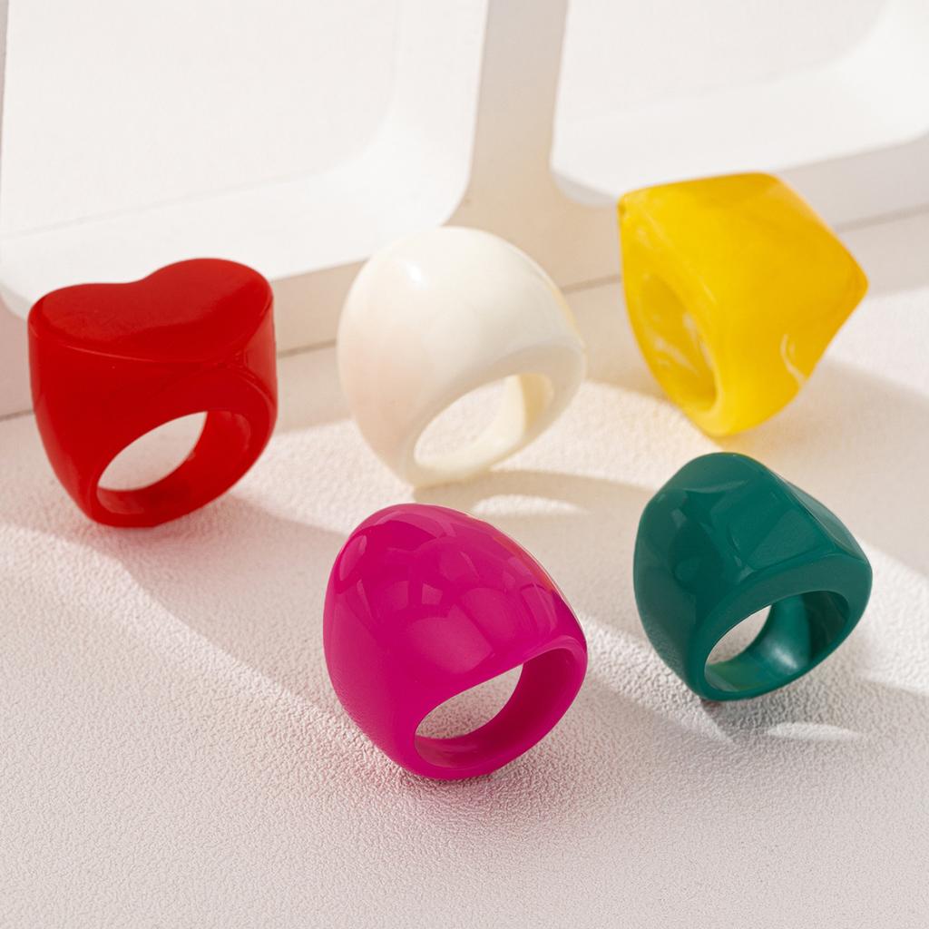 5-teiliges Dopamin Feiertags-Liebesring-Set