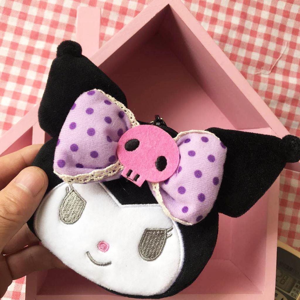 Adorable Kuromi Plush Handbag For Women And Girls Featuring Cute Kawaii Design