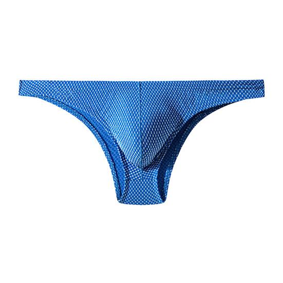 Men Briefs Low-rise Solid Color U-Convex Panties Soft Breathable Comfortable Slim Fit Elastic Underwear Daily Wear