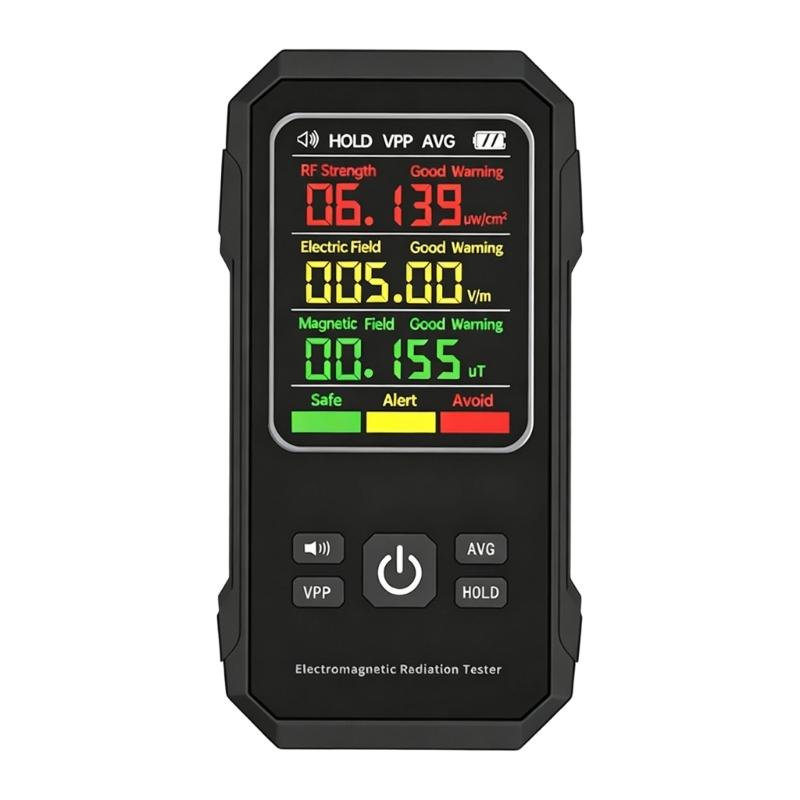 Handheld Electric Magnetic Field Meter Electromagnetic Radiation Tester with Screen Display for Home Checking Use