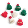 3.5*5CM Mini Knitted Hat Mini Doll Hat Wool Hat Christmas Tree Ornaments Home Party Gift 2025 DIY Arts and Crafts Supplies