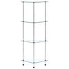 4 Shelf Transparent Shelf 30 X 30 X 100 Cm Tempered Glass
