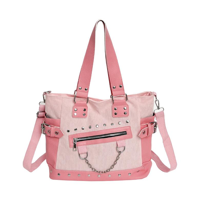 Women's Large Capacity Single-shoulder Crossbody Bag with Stylish Zipper Handbag Tote Bag