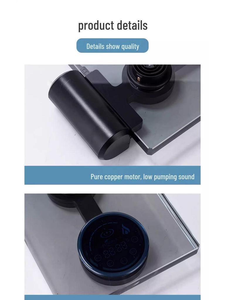 Chytrá skleněná elektrická konvice: Plně automatický bojler na horkou vodu se spodním plněním a speciální izolací pro přípravu čaje.