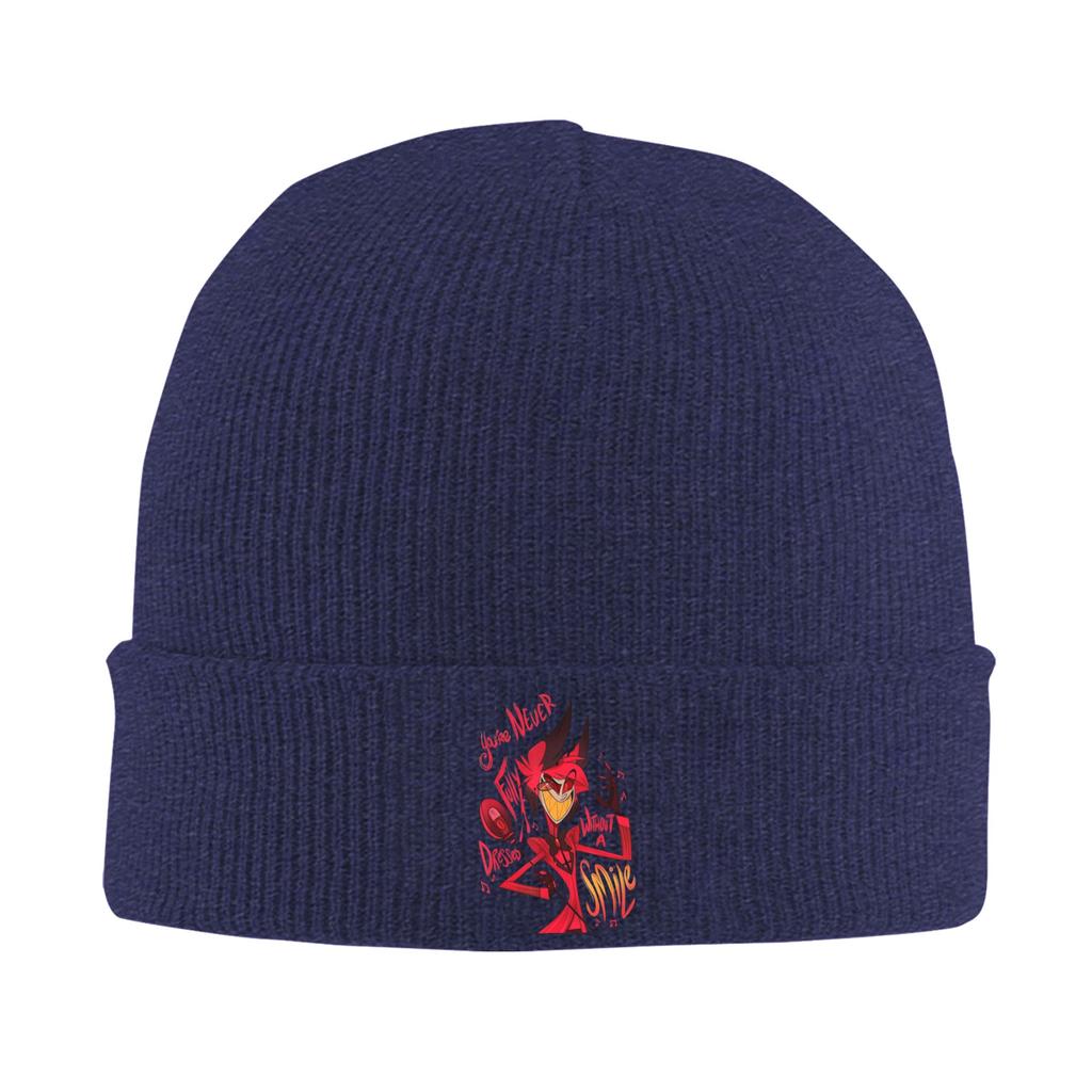 Hazbins Hotels Fictional Characters Beanie Hats Skullies Beanies Adult Unisex Hip Hop Elastic Caps Autumn Gym Bonnet Hats