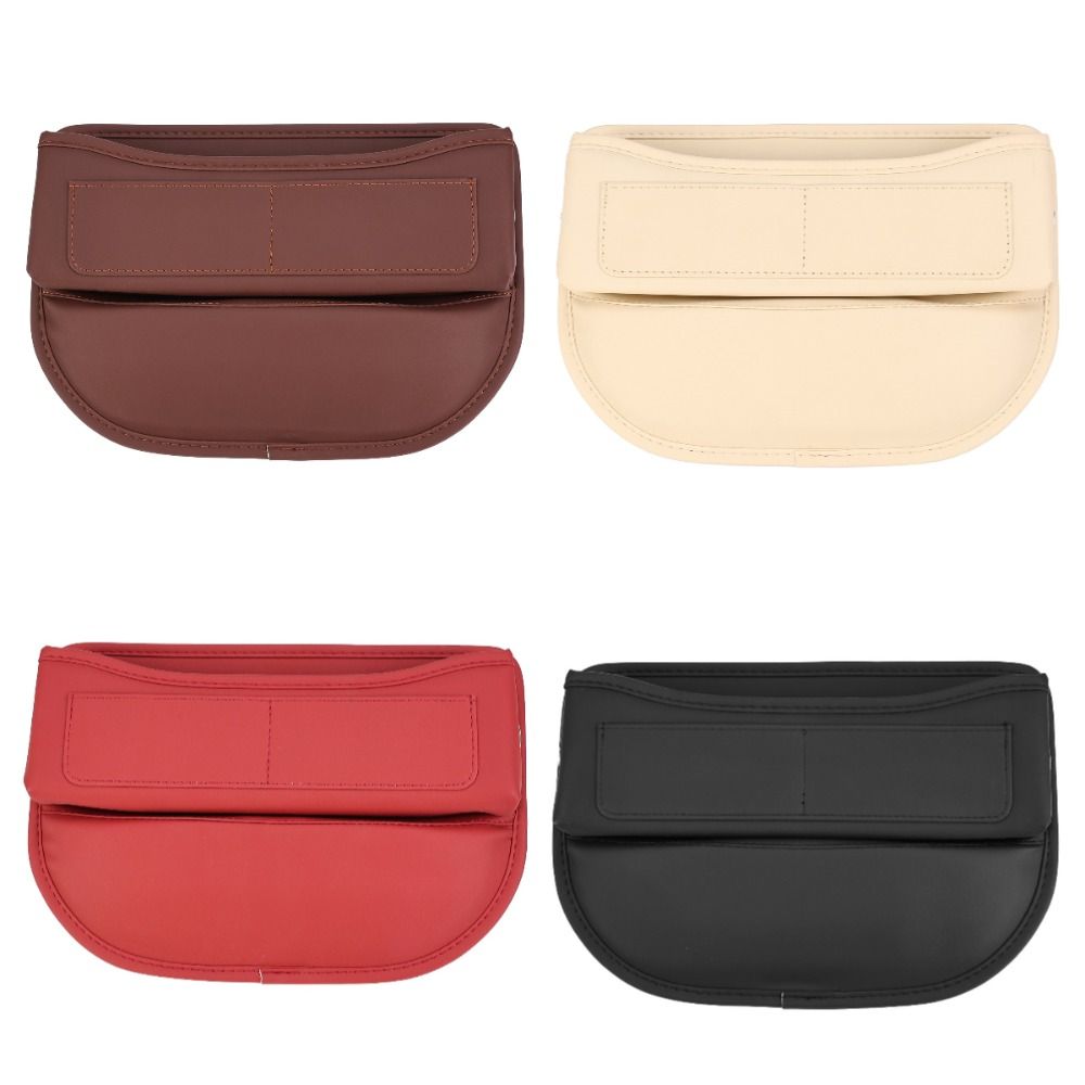 Multifunction Car Leather Storage Box Car Interior Storage Pocket  Wallet Phone Key Card Storage