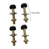 Heavy Duty Split Toilet Tank Fastener Set with Rustproof Secure Sealing Gasket Toilet Tank Mounting for Split Toilet Use