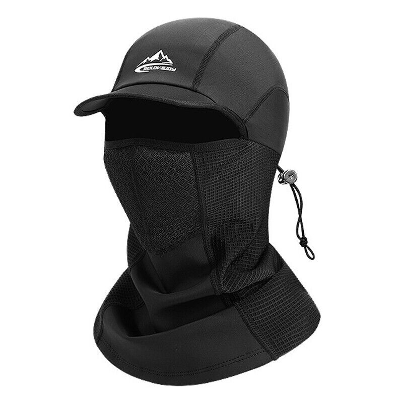 Balaclava de esqui à prova de vento, máscara facial, boné com pala, chapéu térmico de inverno para ciclismo, acessórios para cabeça