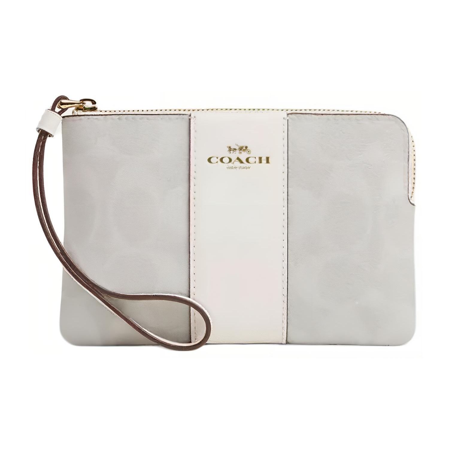 Coach Shoulder Bag Signature Canvas Contrast Trim Daily Travel Shopping CS602-IMRFF Basic Set (Bag+Dust Bag)