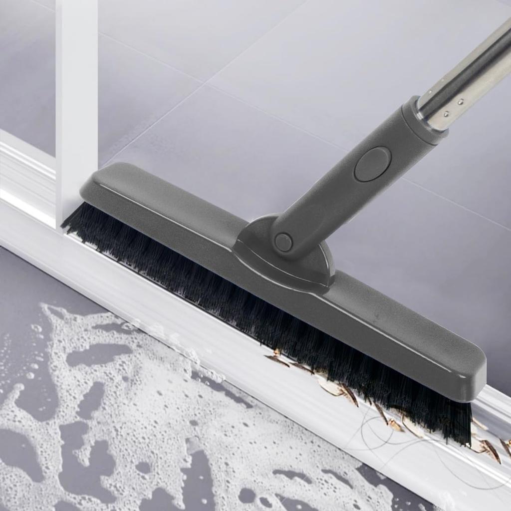 CELOX z Długim Uchwytem, Szczotka do Czyszczenia Fug Płytki Podłogowe, do Prysznica