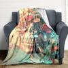 1 Stück Blumen Totenkopf Decke - Weich Warm Ganzjahres Überwurf für Sofa, Bett, Auto, Büro, Überwurf für Sofa yy250916086