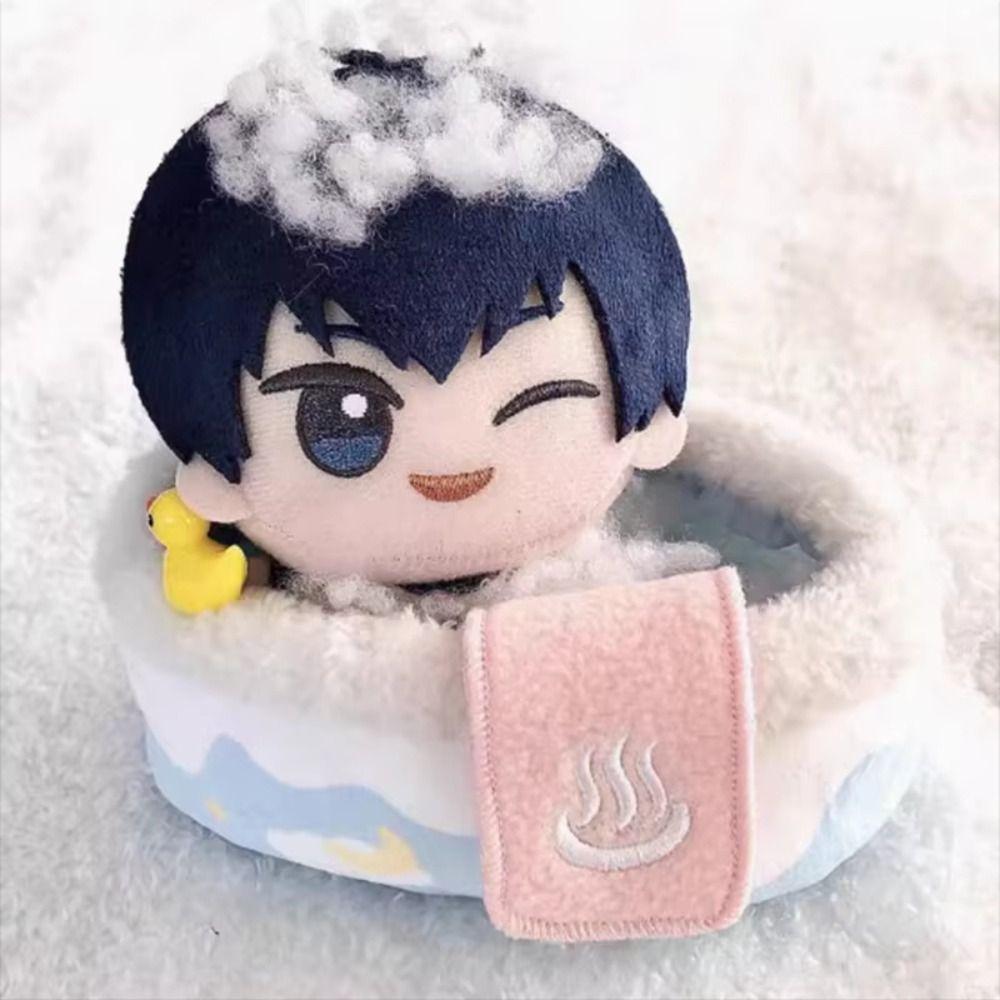 Desktop Decoration Doll Sleeping Bag Scene Decor 10cm Doll Bathtub Cotton Doll Bathtub  Photo Props