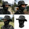 Multipurpose Unisex Sun Hat Boonie Hat Mask With Full Coveraged Against Harsh Weather During Long Excursions