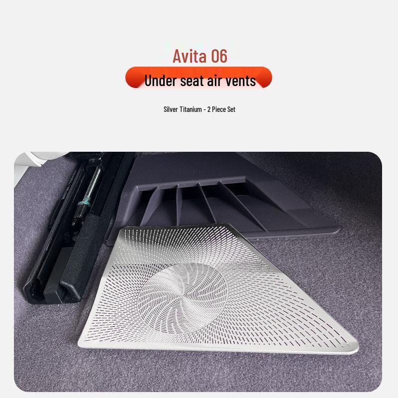 Shunyi Stainless Steel Air Outlet & Door Sticker for Avatr 06 Interior Protection