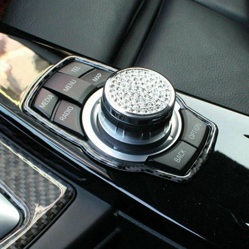 Samolepky na auto ForBMW Dekorativní multimediální rám z uhlíkových vláken ForBMW 1 3 5 7 Series X1 X3 F25 X5 F15 X6 16 F30 F10 F07 E90