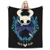 Hollow Knights Silksongs Little Ghost Blankets Fleece Autumn/Winter Portable Warm Throw Blanket for Sofa Couch Bedspreads