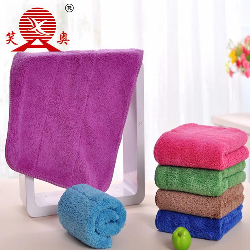 500G Double-layer Composite 30 * 40 Microfiber Square Towel, Car Towel, Strong Absorbent Cleaning Towel