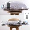 Vacuum Storage Bags Set with Hand Pump for Clothes Travel Organizer Large Capacity Plastic Compression Bags