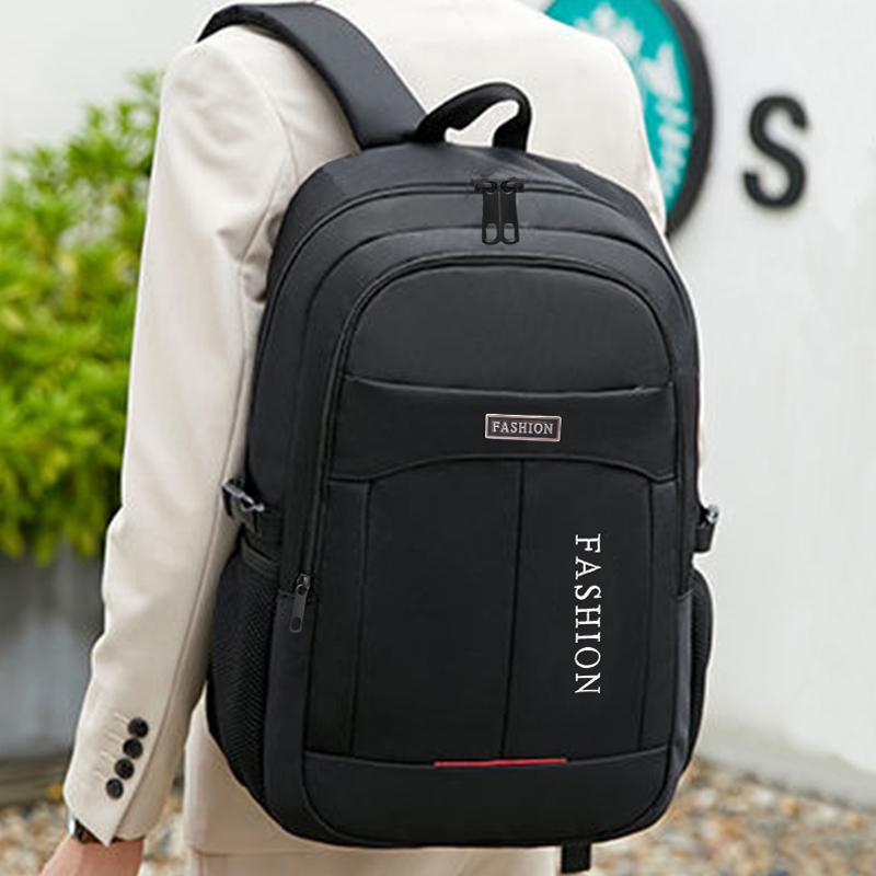 Men's and women's high-quality double-shoulder bags, casual and simple travel computer bags, student schoolbags