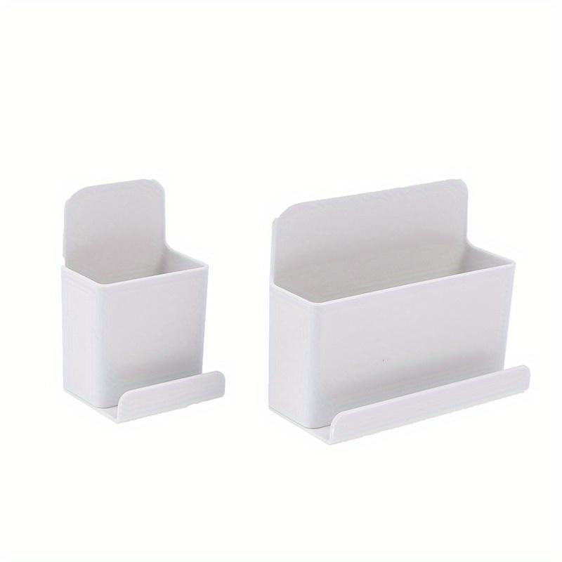 1 Stück Wandmontierte Organizer-Aufbewahrungsbox Fernbedienung Klimaanlagen-Aufbewahrungskoffer Handy-Steckerhalter Ständer Behältergestell