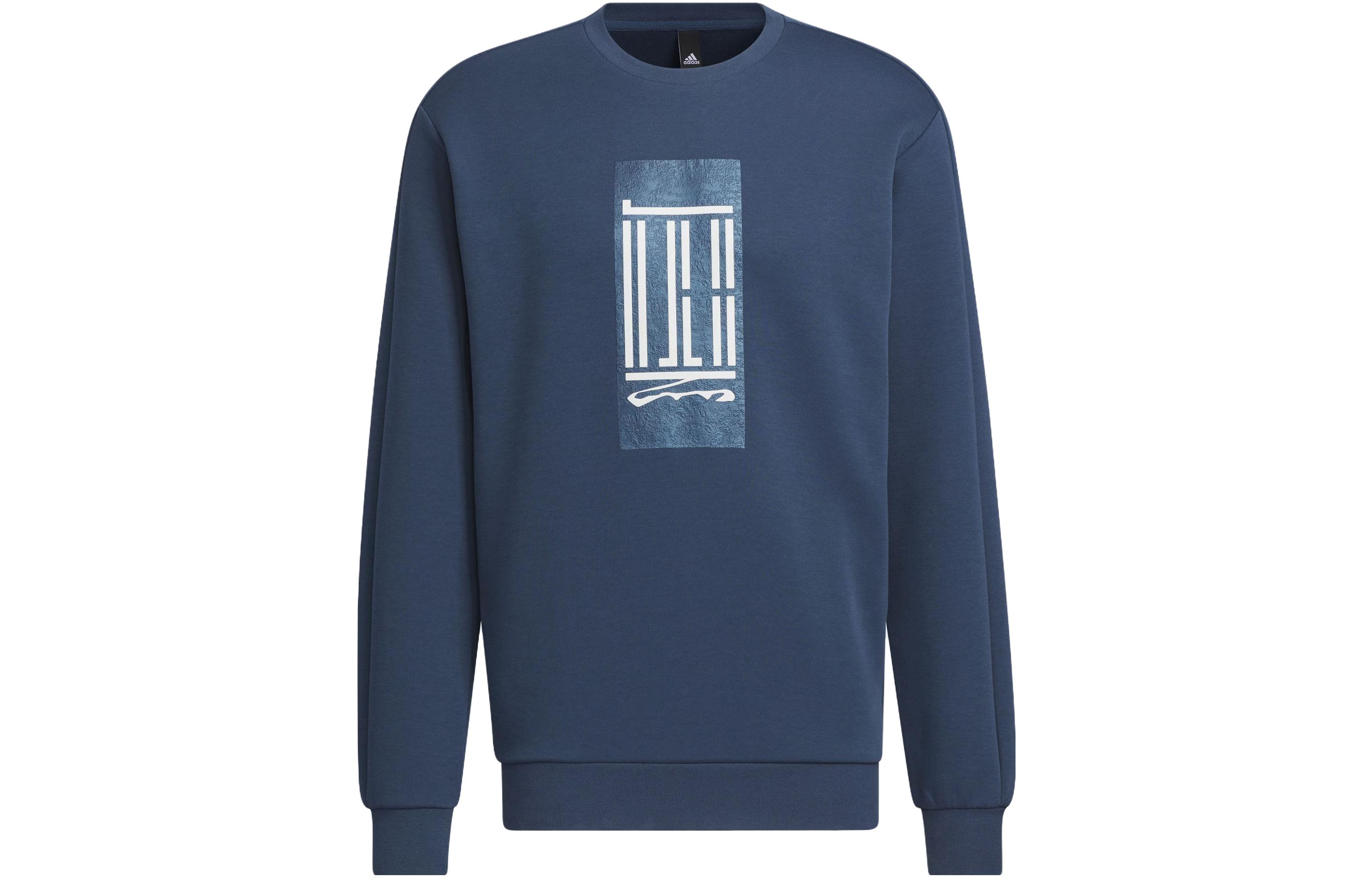 Adidas Wuji Series Sweatshirts Men s Navy Blue Crew Neck Moderate Regular IP4947 S