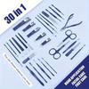 Xiaomi 30 In 1 Nail Clipper Set Manicure Set Nail Kit for Women Men Stainless Steel Manicure Kit Professional with Travel Case
