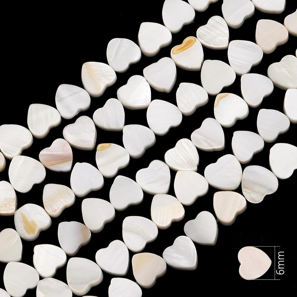 22-115Pcs Natural Freshwater Shellfish Geometry Beads For DIY Necklace Bracelet Earrings Jewelry Making