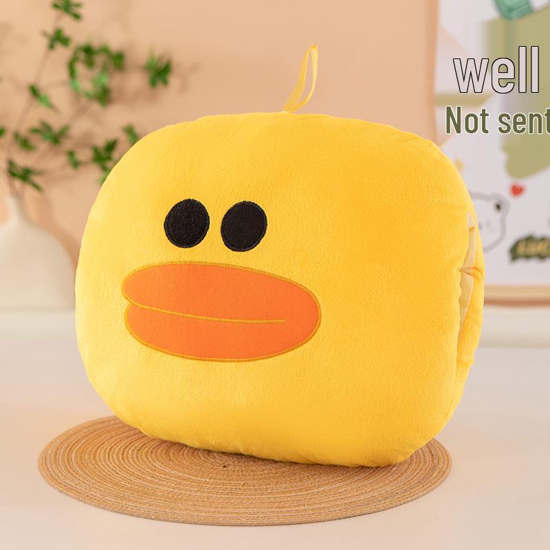 Cartoon Winter Hand Warmer Plush Pillow with Logo Customization