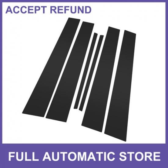 6 шт. Накладки на стойки для Chevy Malibu 08-12 Черные