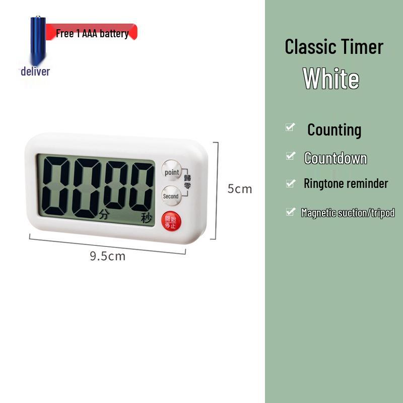 Japanese Magnetic Kitchen Timer: Children's Countdown Stopwatch and Baking Alarm Clock